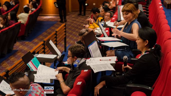 Zerafina judging with Deke and team Singapore.jpg